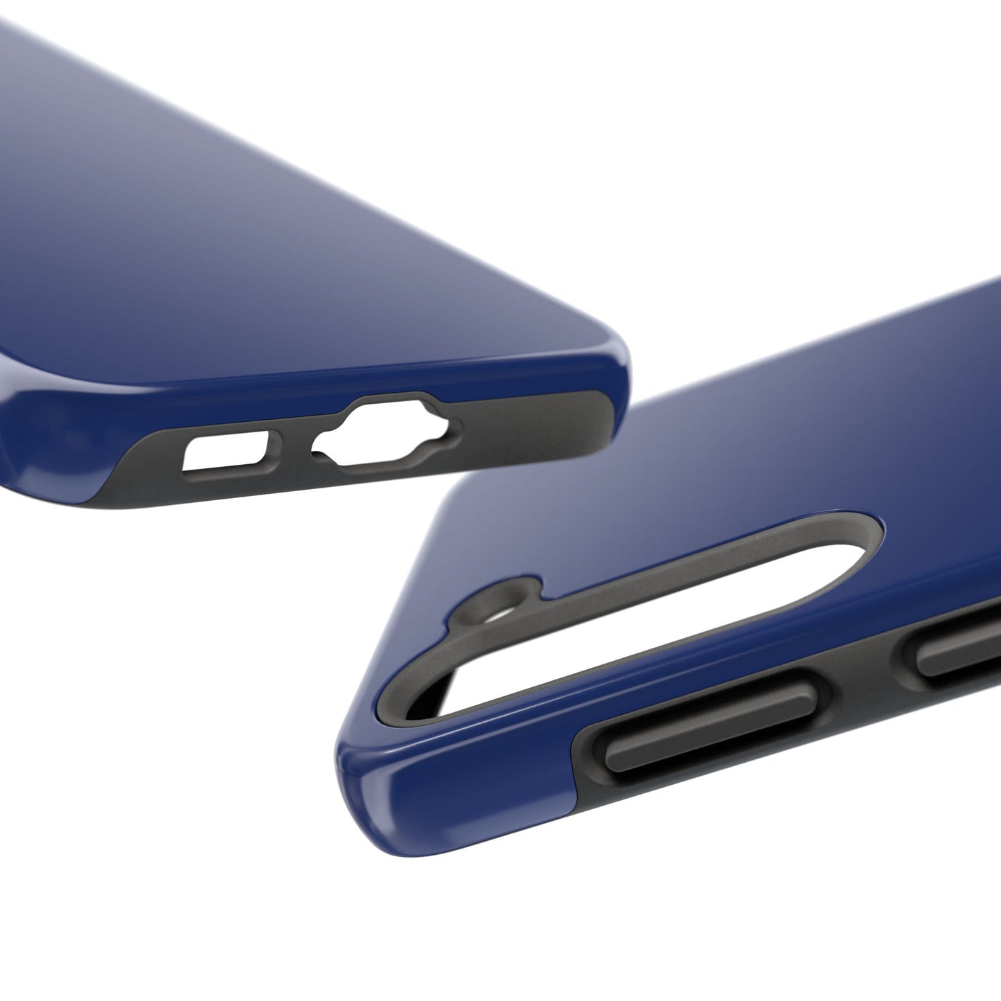 Side view of the Samsung Galaxy S23 BMW Tanzanite Blue phone case 