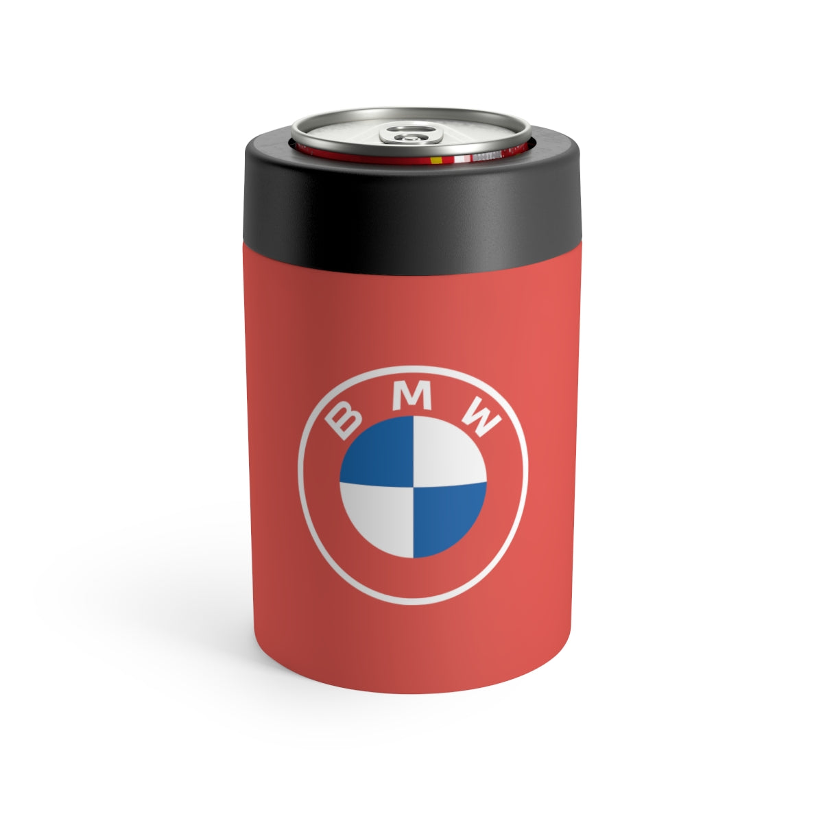 BMW can holder in Sakhir Orange with the BMW logo.