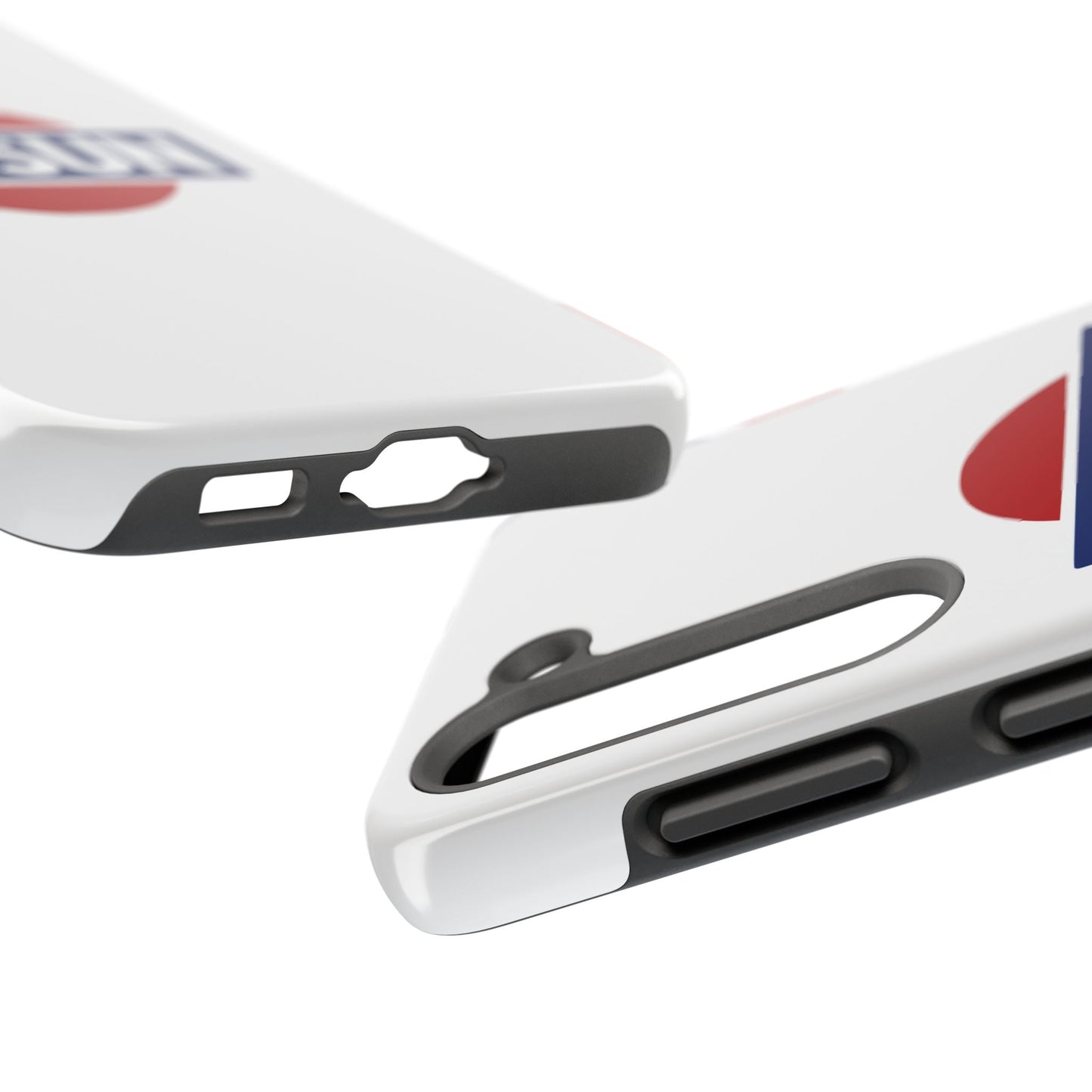 Side view of the White Samsung Galaxy S23 Datsun phone case