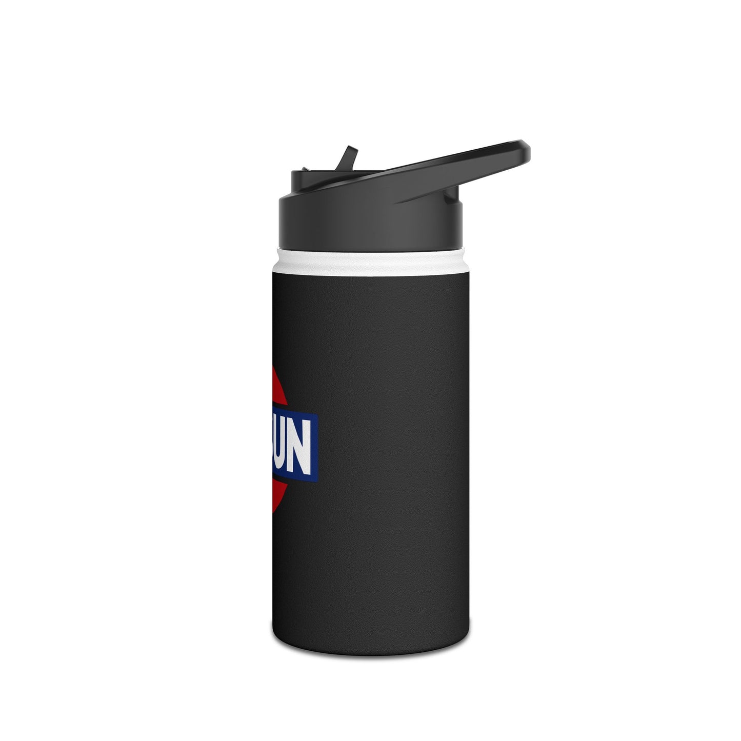 Right Side view of the 12oz Datsun stainless steel water bottle