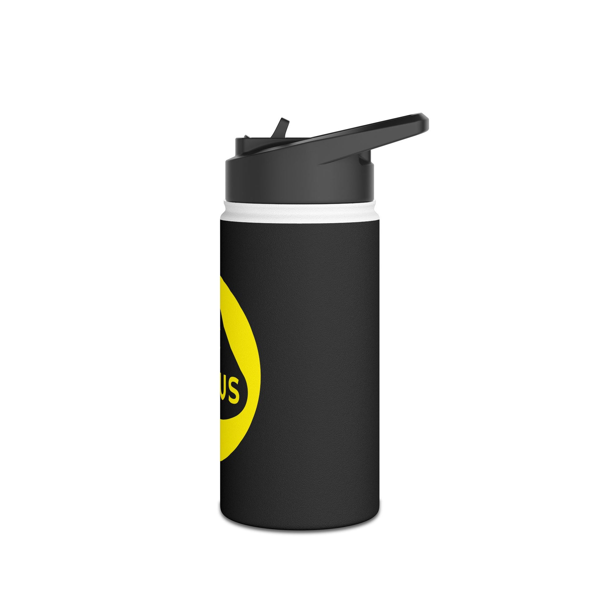 Right Side view of the 12oz LOTUS stainless steel water bottle