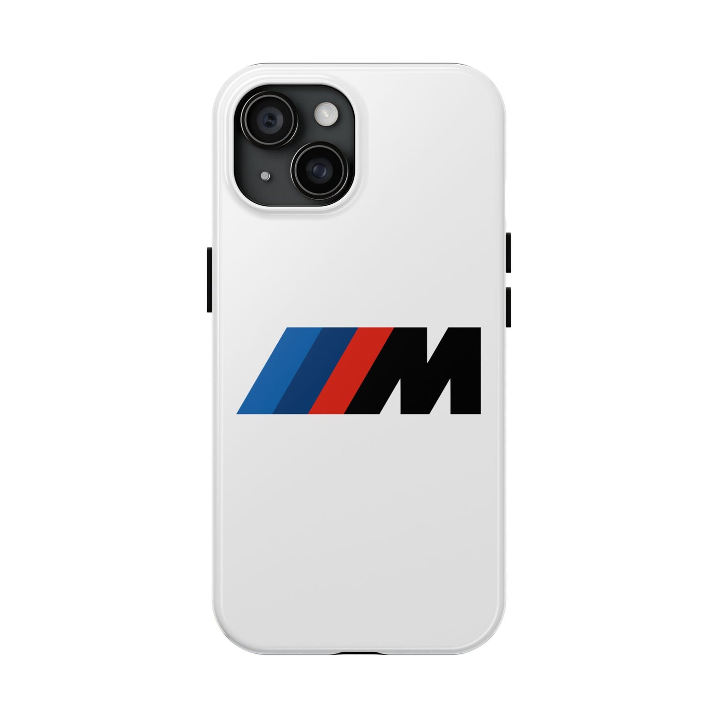 Primary view of White iPhone 15 BMW M phone case.