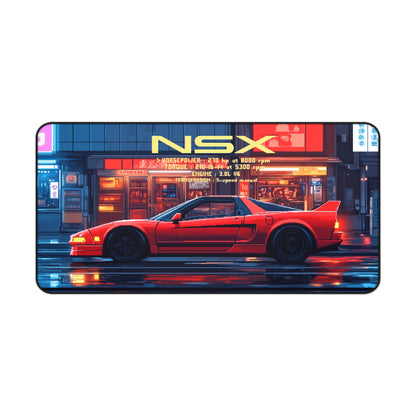 15.5 inch by 31 inch First Gen acura NSX Deskmat on a white background