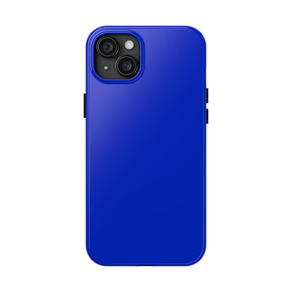 Primary view of iPhone 15 Plus BMW San Marino Blue phone case. 