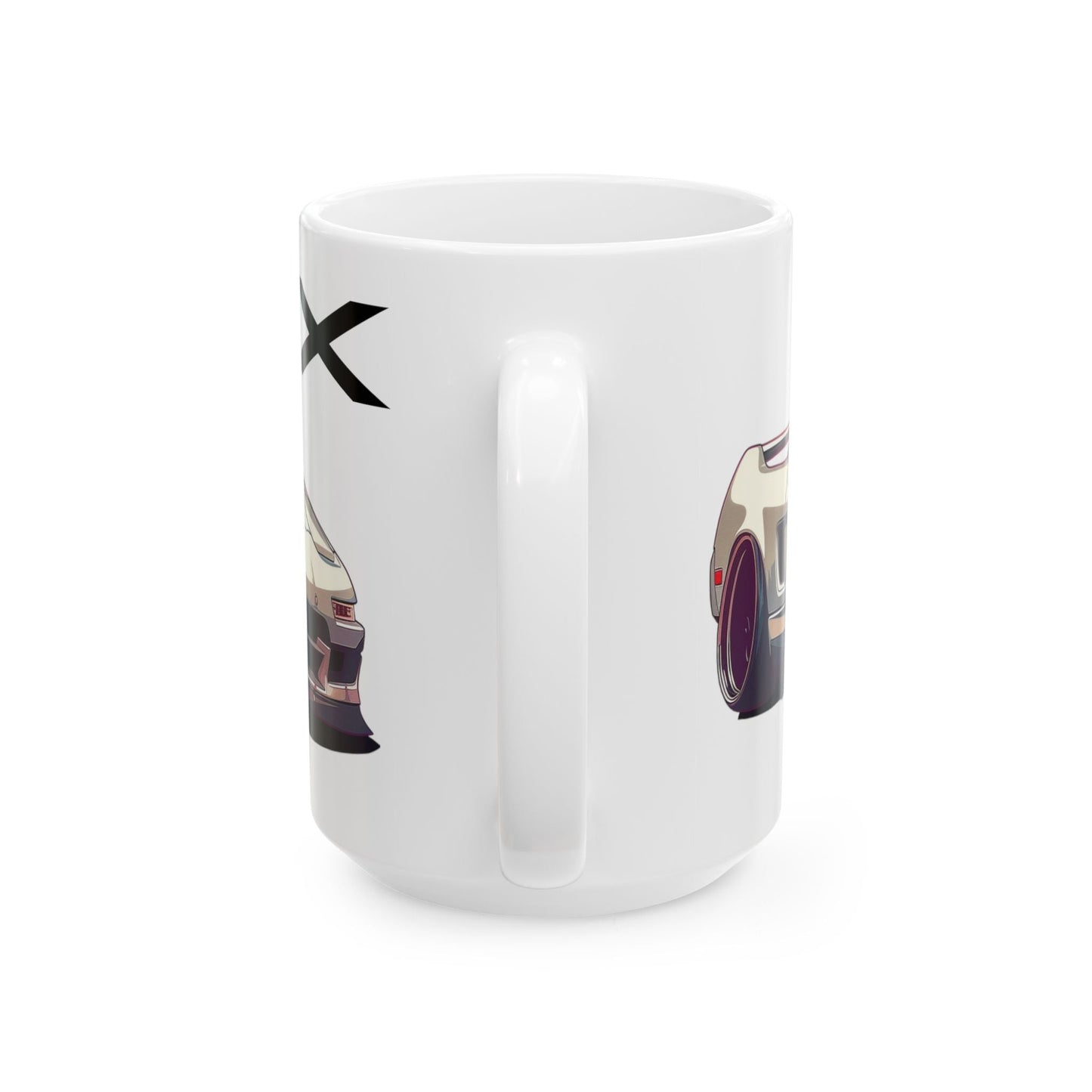 Back view of Acura NSX mug design