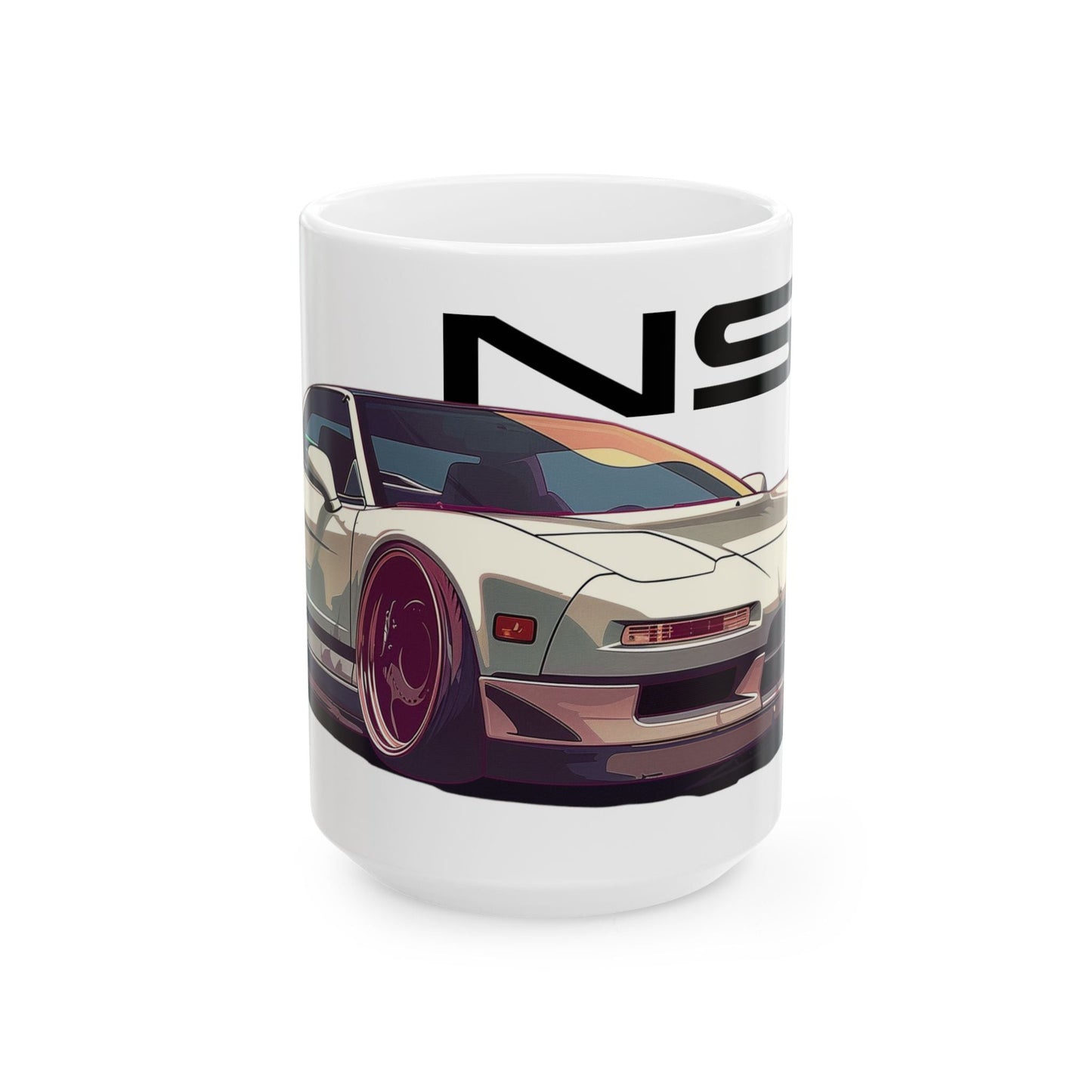 1st Gen Acura NSX mug with car illustration