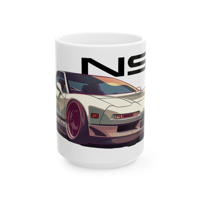 1st Gen Acura NSX mug with car illustration