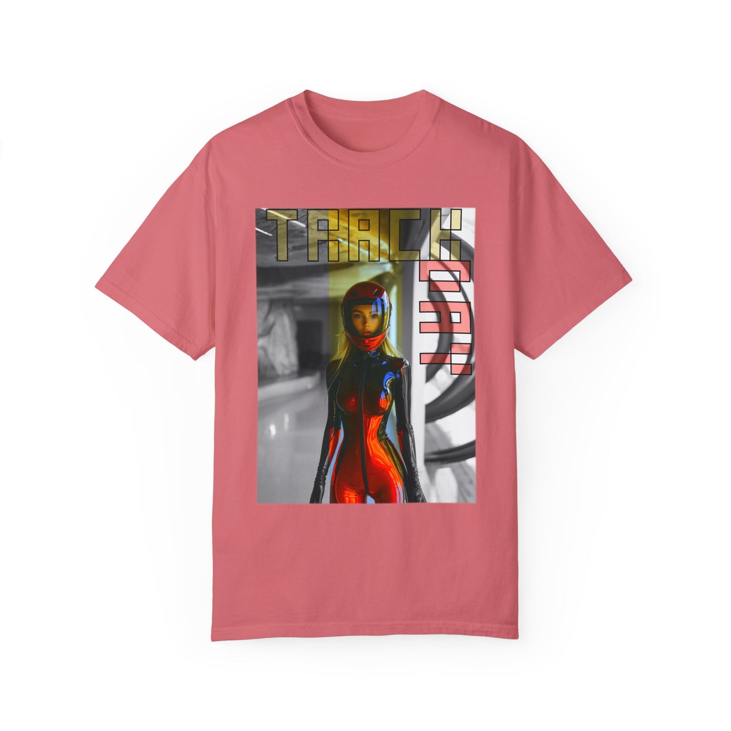 Front view of Watermelon Track Day T-shirt