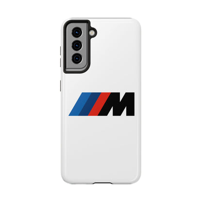 Primary view of White Samsung Galaxy S21 BMW M phone case.