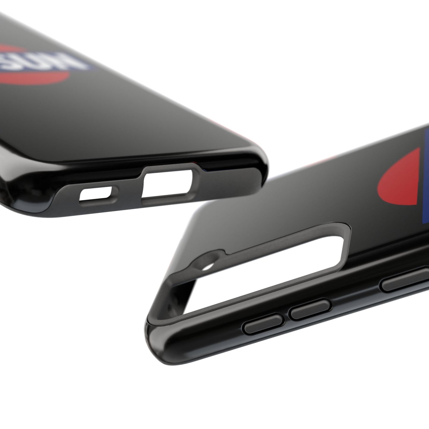 Side view of the Black Samsung Galaxy S21 Datsun phone case