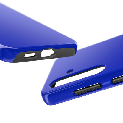 Side view of the Samsung Galaxy S24 BMW San Marino Blue phone case 