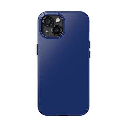 Primary view of iPhone 15 BMW Tanzanite Blue phone case. 