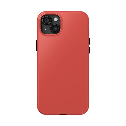 Primary view of iPhone 15 Plus BMW Sakhir Orange phone case. 