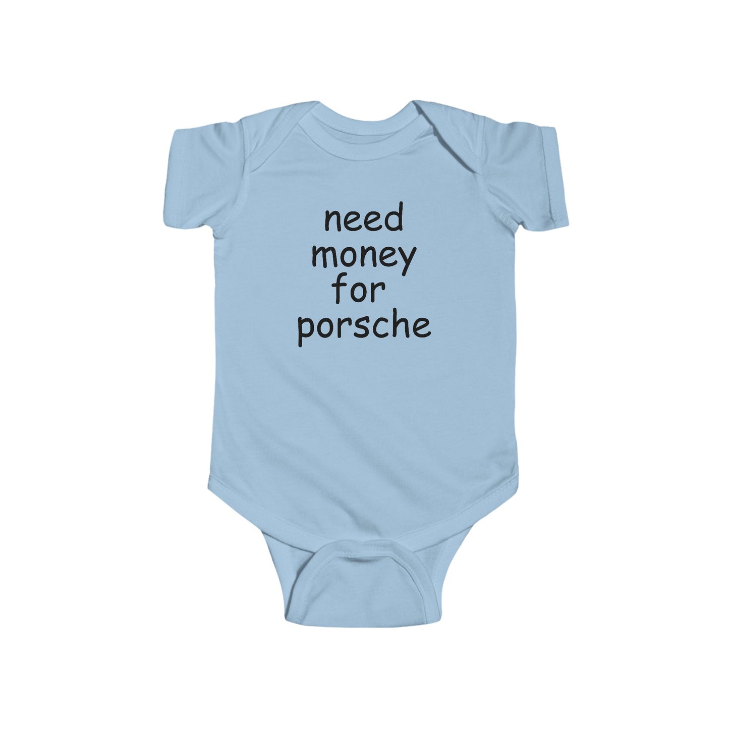 Baby Need Money for Porsche Onesie