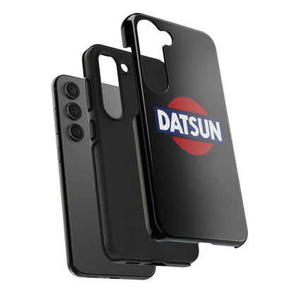 Exploded view of the Black Samsung Galaxy S23 Datsun phone case.