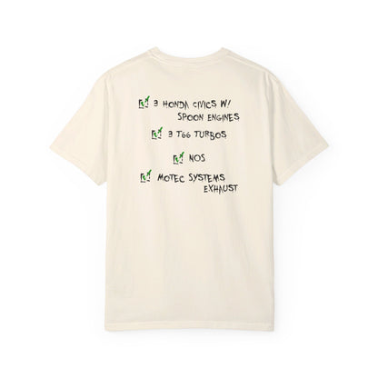 3 Honda Civics with Spoon Engines T-shirt