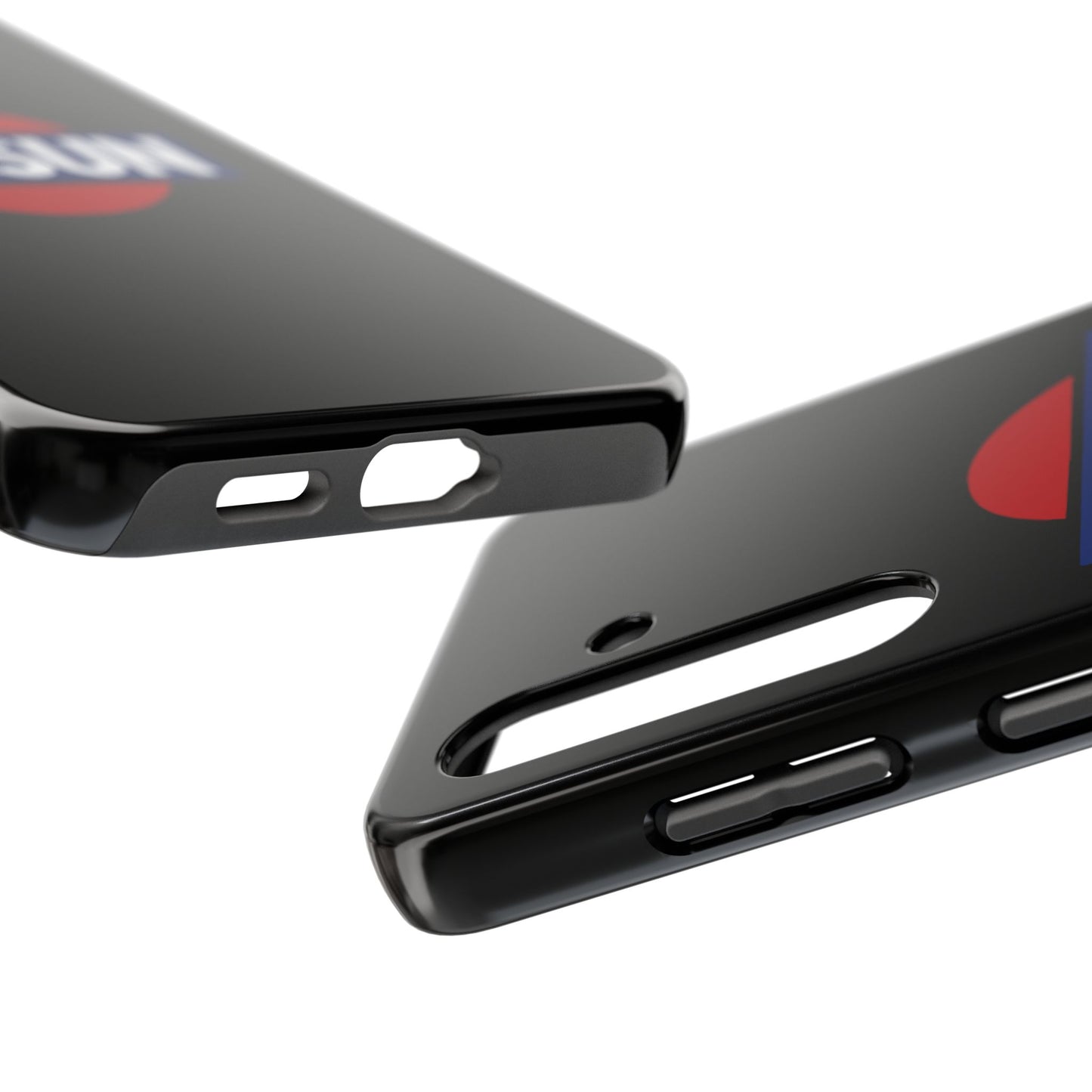 Side view of the Black Samsung Galaxy S24 Datsun phone case