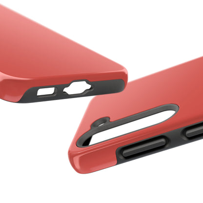 Side view of the Samsung Galaxy S23 BMW Sakhir Orange phone case 