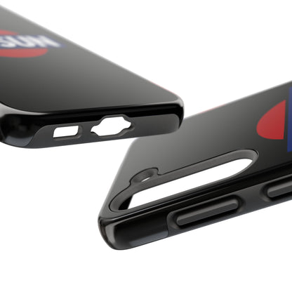 Side view of the Black Samsung Galaxy S23 Datsun phone case