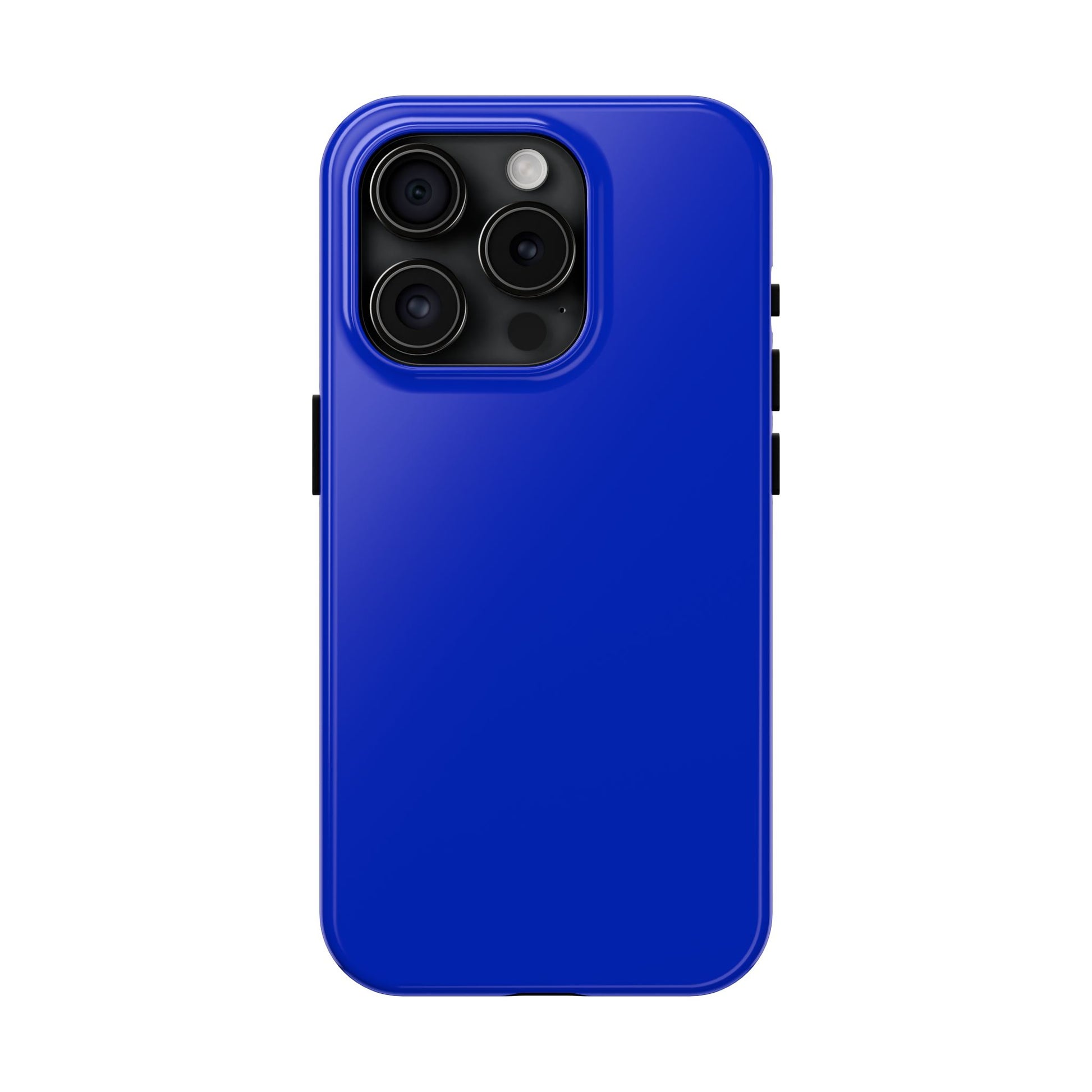 Primary view of iPhone 15 Pro BMW San Marino Blue phone case. 