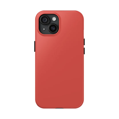 Primary view of iPhone 15 BMW Sakhir Orange phone case. 