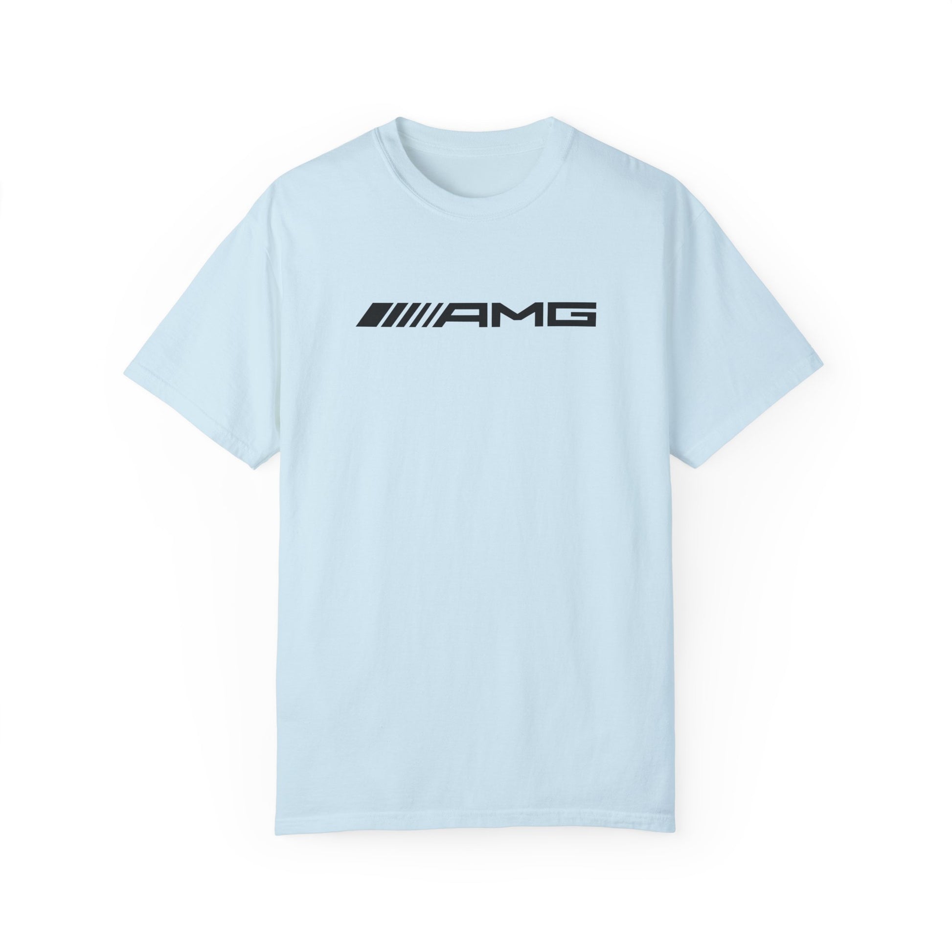 Chambray AMG T-Shirt with black text.
