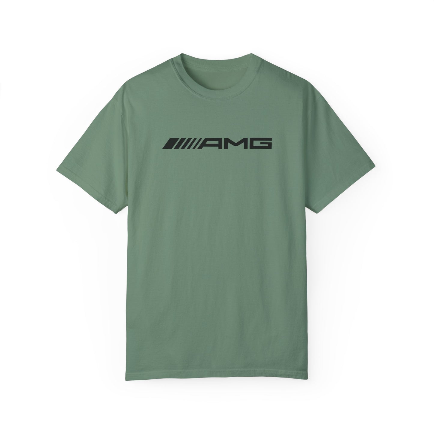 Green AMG T-Shirt with black text.
