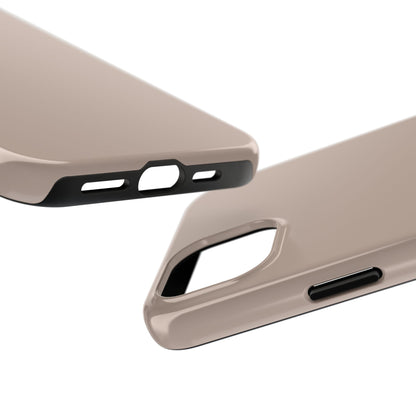 Side view of the iPhone 15 Plus Aston Martin Arizona Bronze phone case 