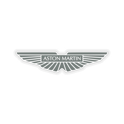 4 inch Transparent sticker with the Aston Martin logo.