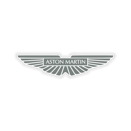 2 inch Transparent sticker with the Aston Martin logo.