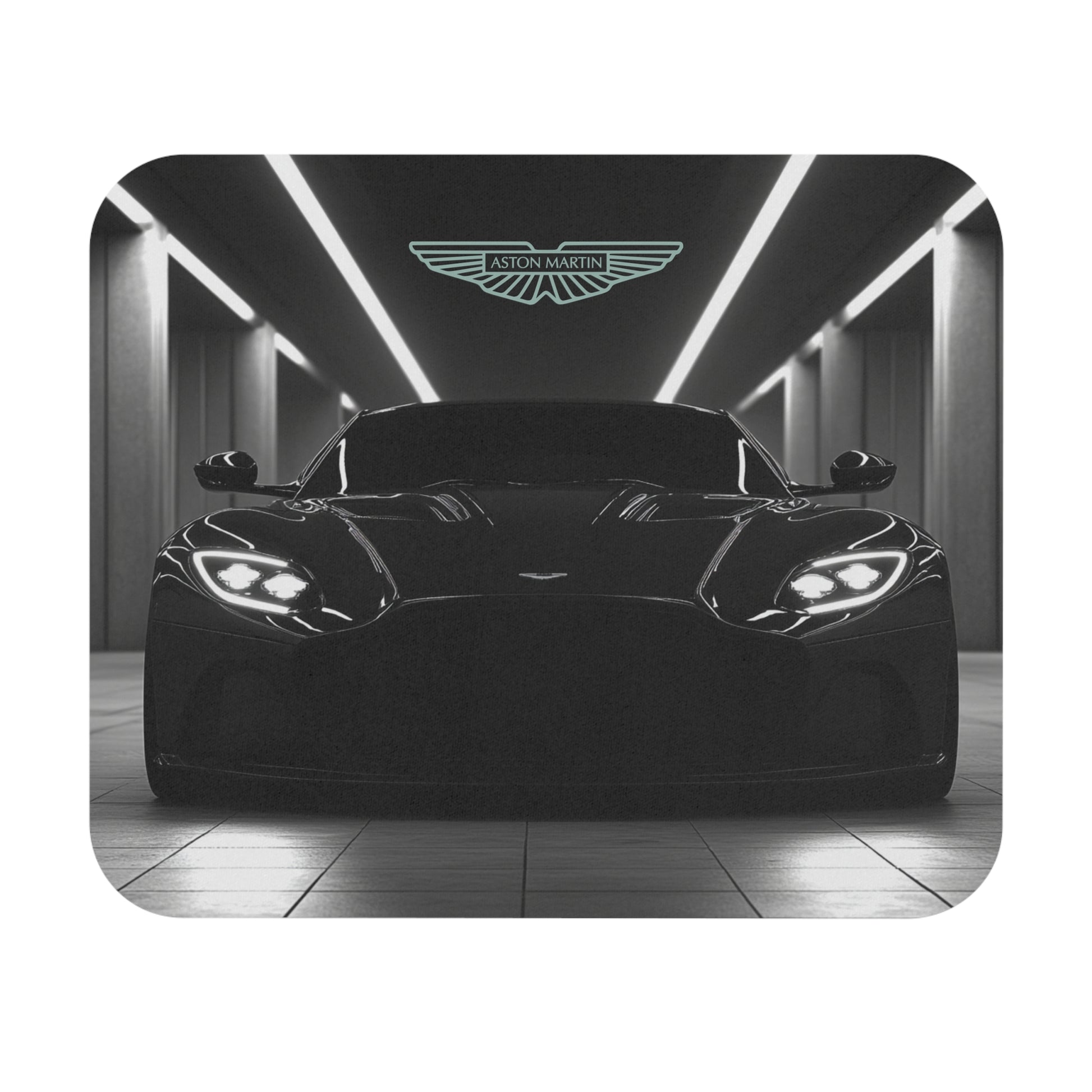 Aston Martin DBS mouse pad with a sleek car design.