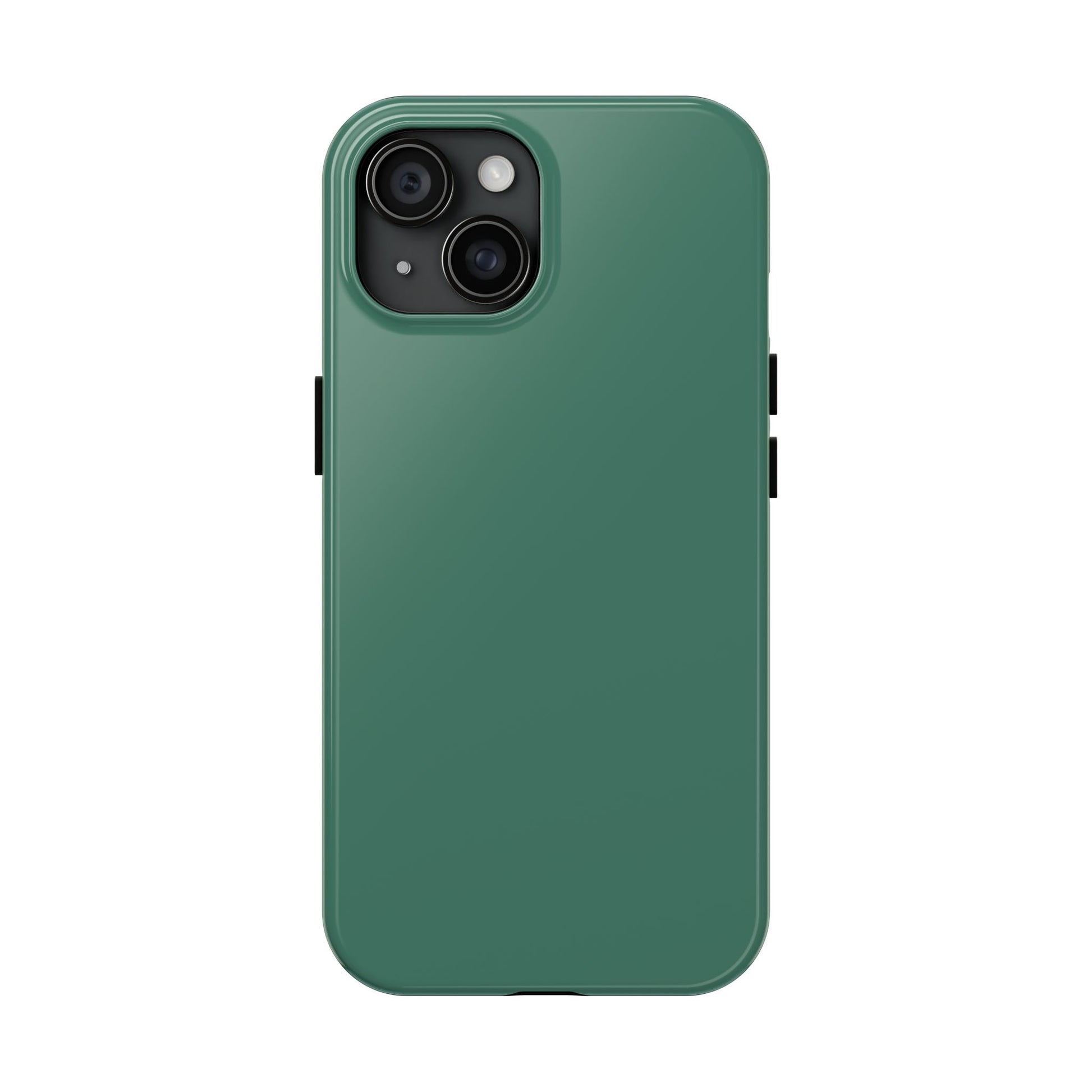 Primary view of iPhone 15 Aston Martin Racing Green phone case. 