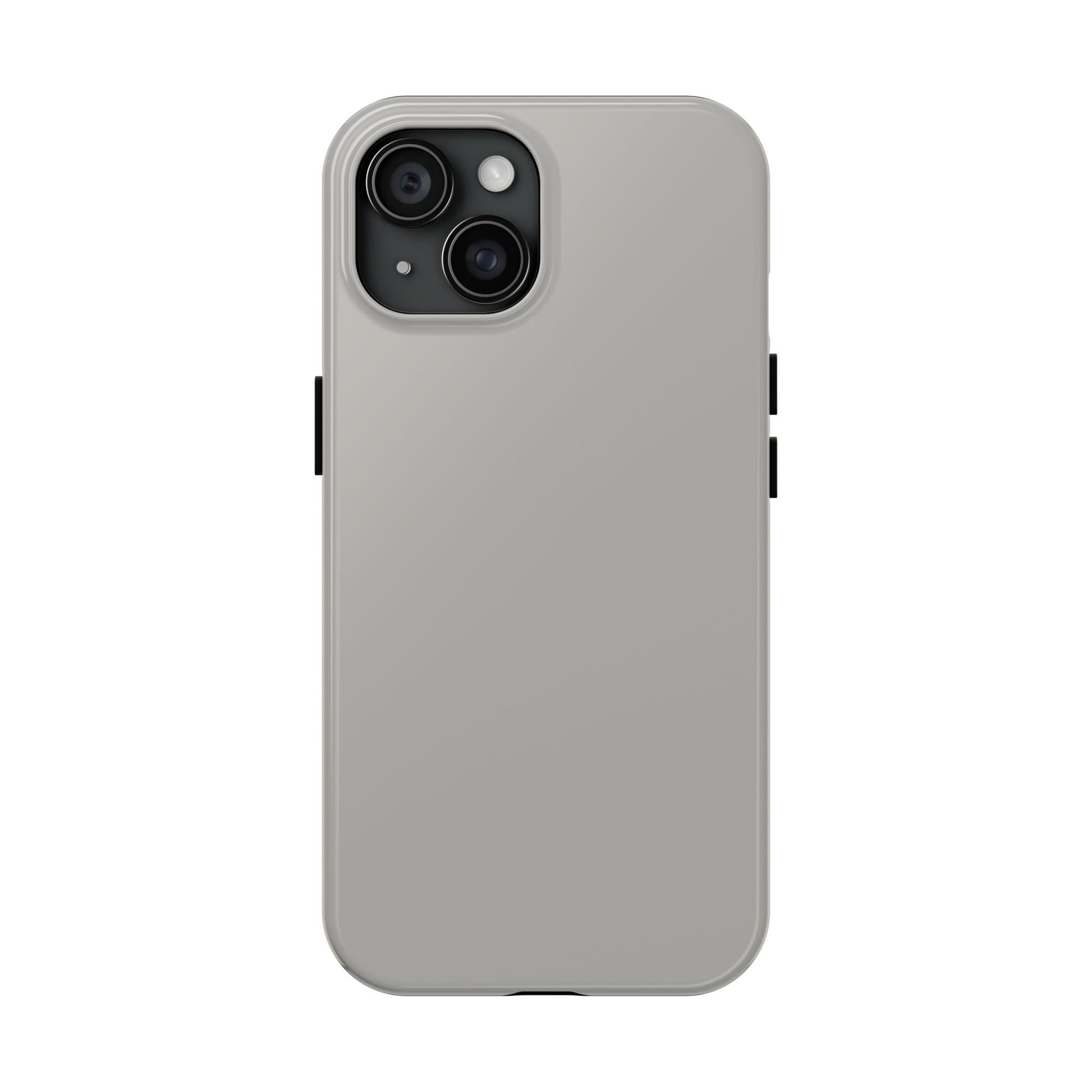 Primary view of iPhone 15 Aston Martin Silver Birch phone case. 