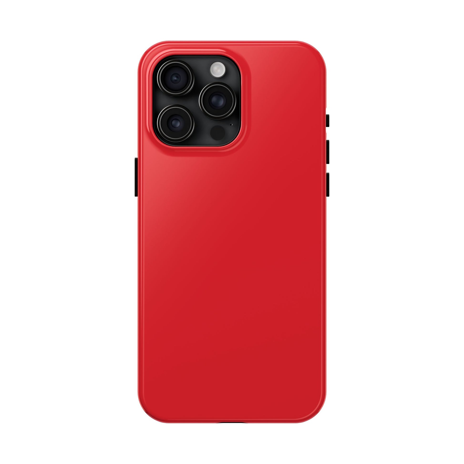 Primary view of iPhone 15 Pro Max Aston Martin Volcano Red phone case. 