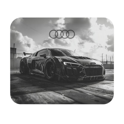 Audi R8 mouse pad on a white background