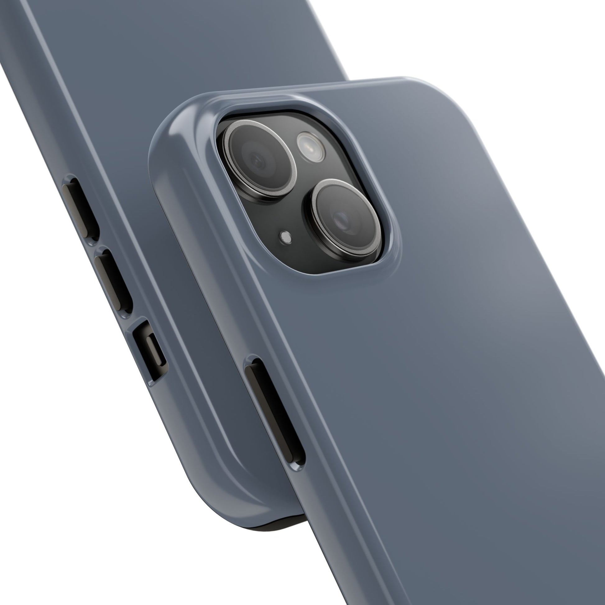 Back view of the iPhone 15 BMW Davit Grey phone case. 