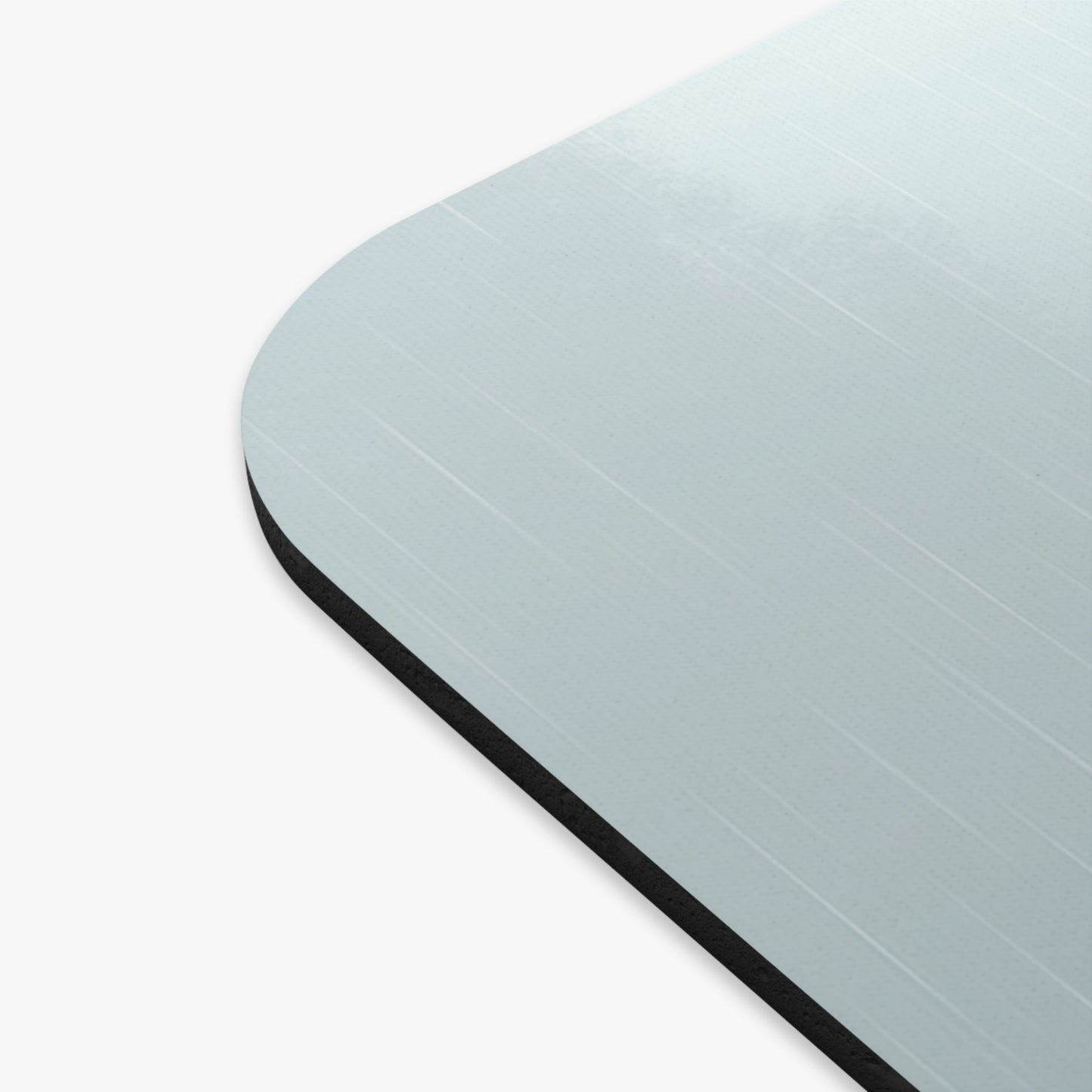 Close-up view of the BMW E30 mouse pad on a white background