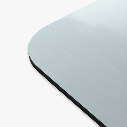 Close-up view of the BMW E30 mouse pad on a white background