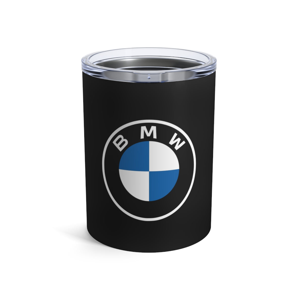 BMW tumbler in Black with the BMW logo.