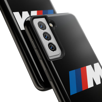 Back view of the Black Samsung S21 BMW M phone case.