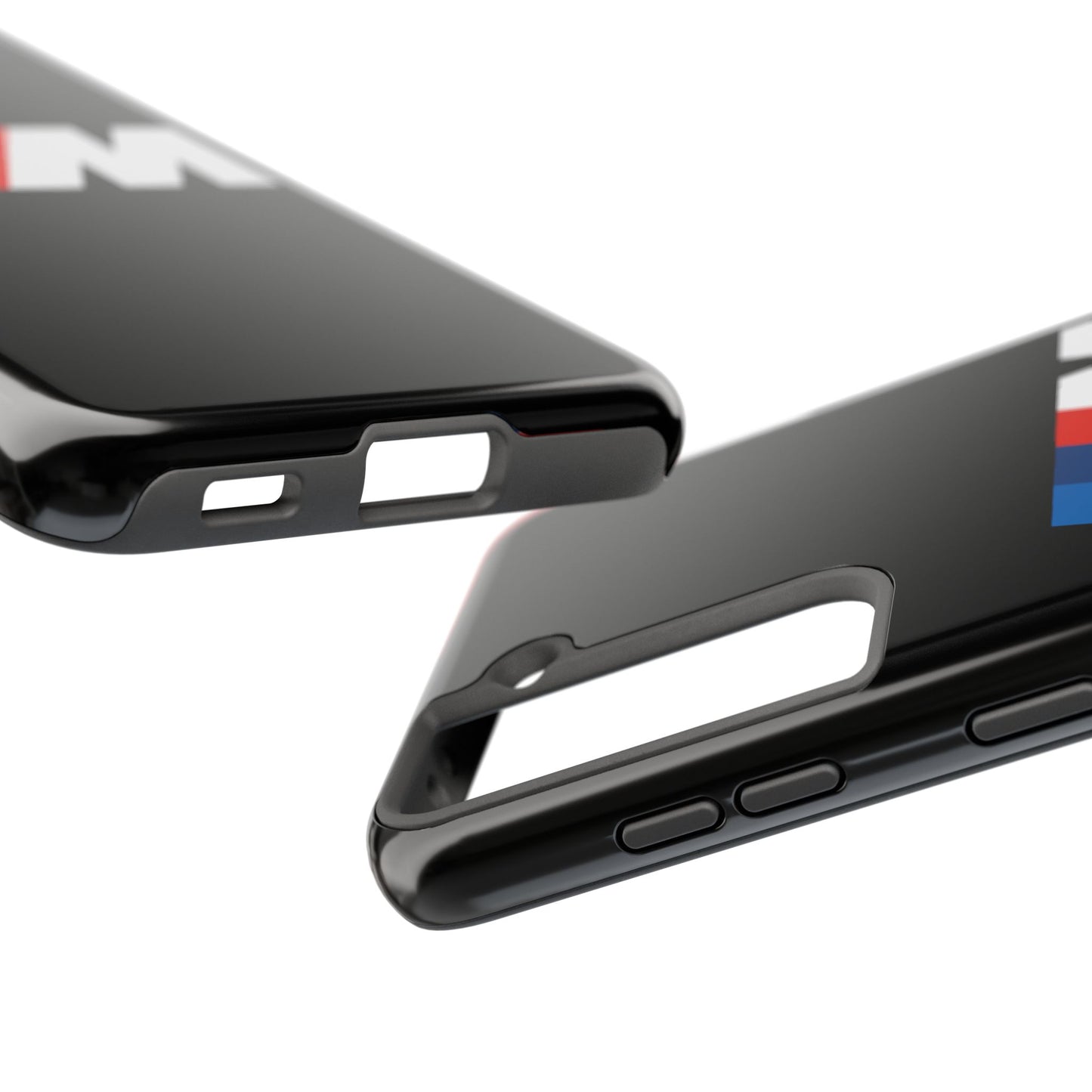 Side view of the Black Samsung S21 BMW M phone case