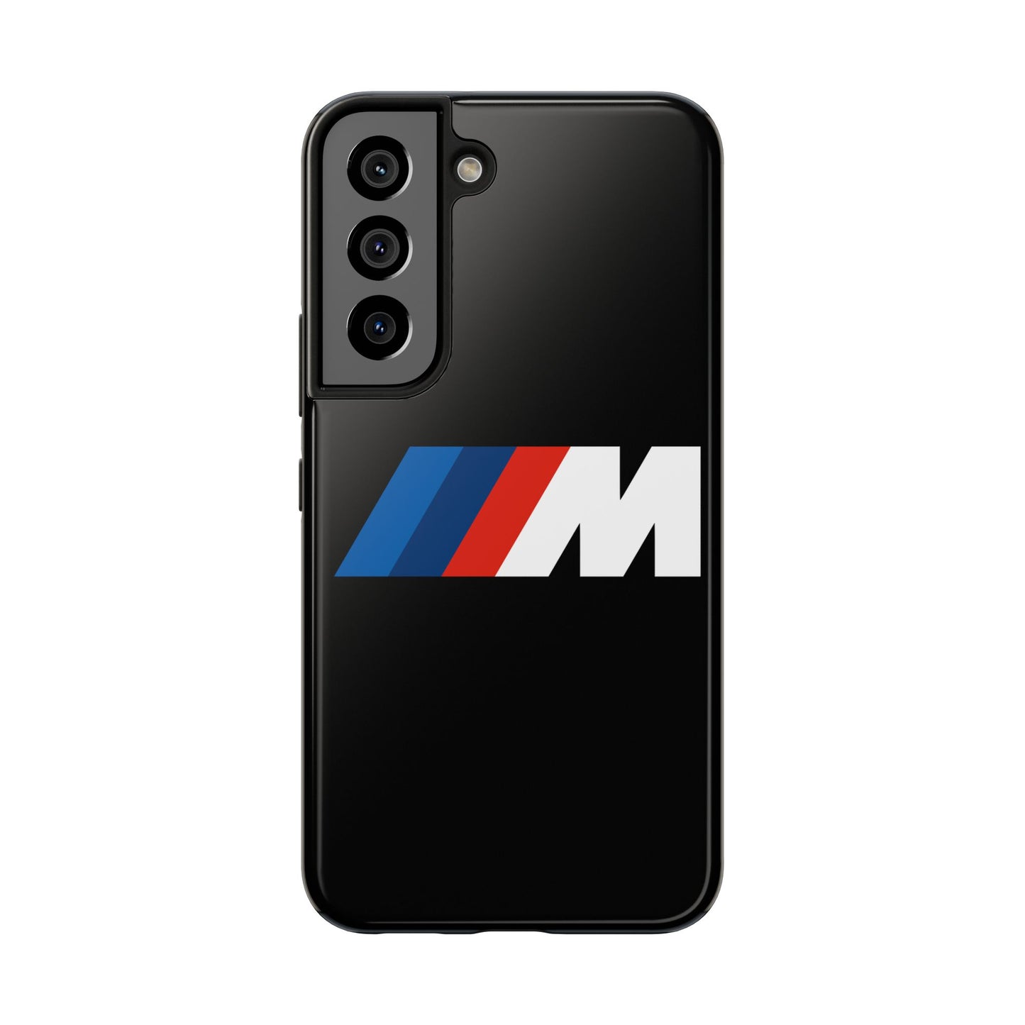 Primary view of Black Samsung S22 BMW M phone case.