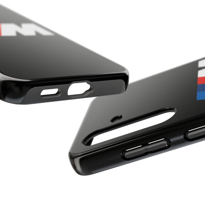 Side view of the Black Samsung S24 BMW M phone case