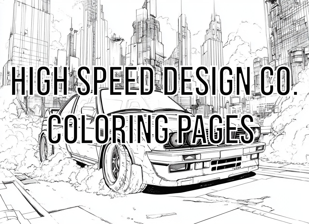 Car Brand Coloring Book