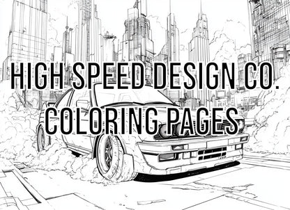 Car Brand Coloring Book