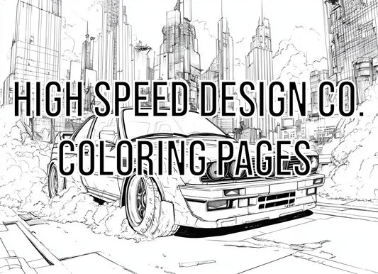 Car Brand Coloring Book