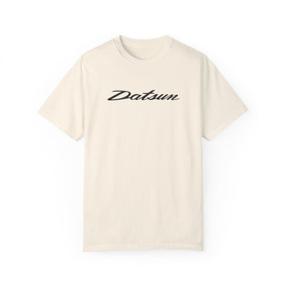 Ivory Datsun T-Shirt with black text.
