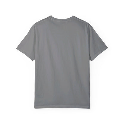 Back view of light gray Mustang Blonde Rear T-shirt