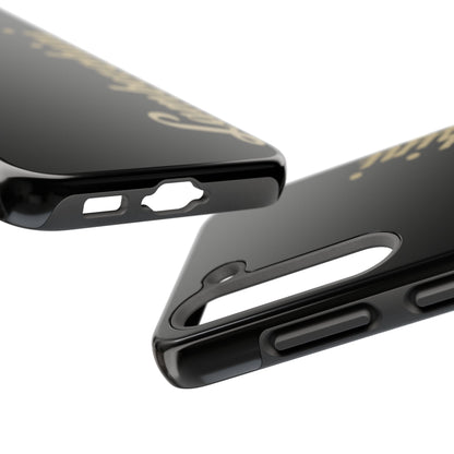 Side view of the Black Samsung Galaxy S23 Lamborghini phone case