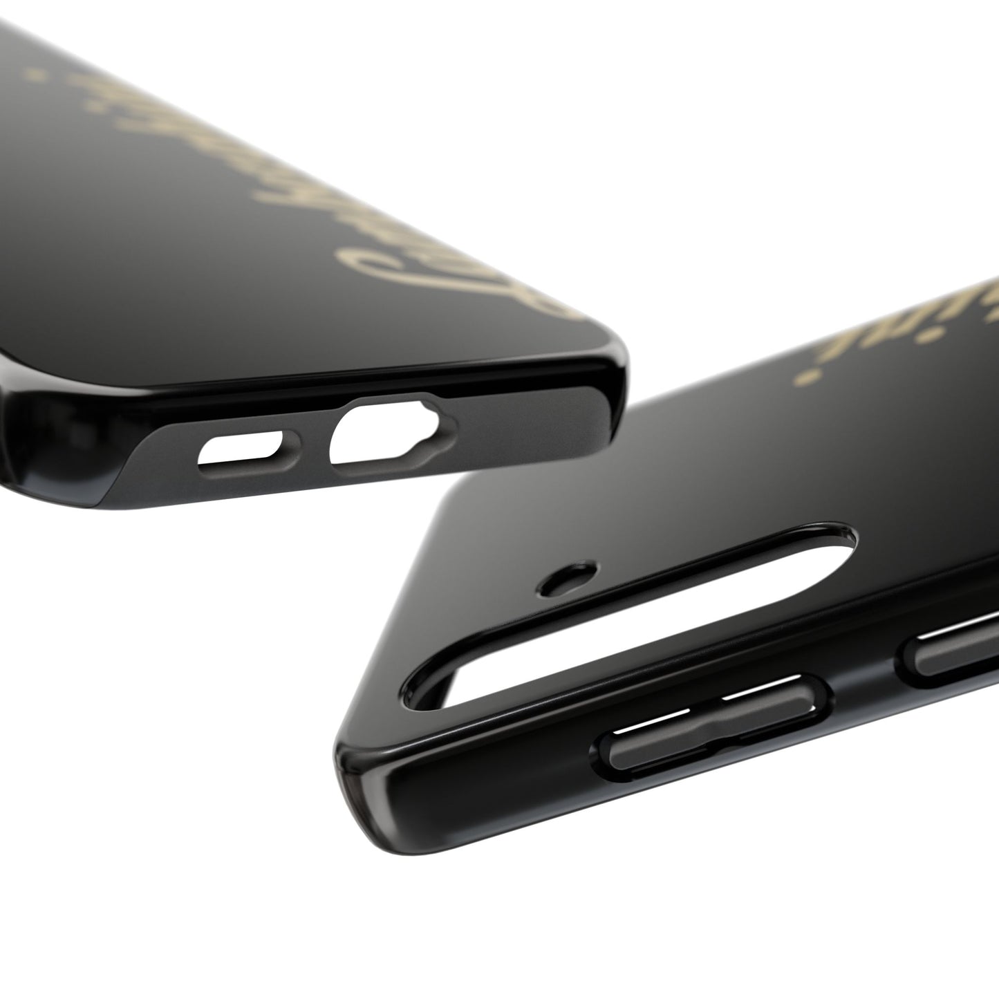 Side view of the Black Samsung Galaxy S24 Lamborghini phone case